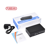 Répartiteur AV FJGEAR 1 entrée 4 sorties, répartiteur audio vidéo AV, autres accessoires audio et vidéo pour la maison