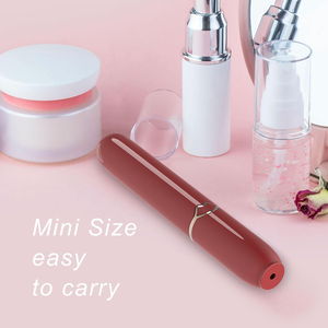 Mini Vibratore a Forma di Rossetto Sexy per Donne, Lussuoso Vibratore Portatile Silenzioso per Punto G, Stimolatore Vaginale e del Capezzolo, Giocattolo Sessuale Rosso - Product Image 5