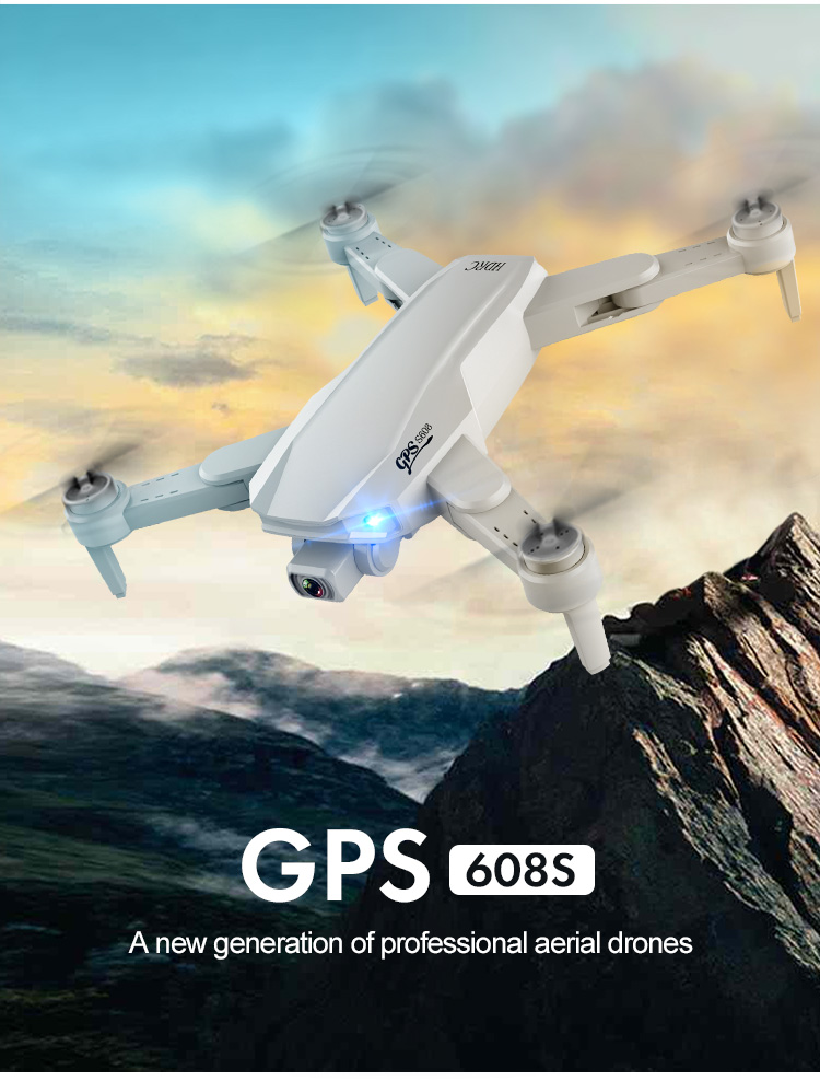 2022 New S608pro GPS Drone 6K Dual Camera Professional Aerial Photography Brushless Foldable Quadcopter RC Distance 3000M Gifts