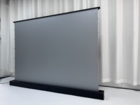 Pantalla de Proyección Motorizada de 150 Pulgadas con Elevación desde el Suelo y Tela Plateada HD para Proyector Xiaomi Wemax 4K Optoma
