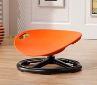 Chaise pivotante en plastique pour enfants, équipement d'intégration sensorielle d'intérieur, entraînement à l'équilibre, exercice vestibulaire à domicile, ergonomie et sécurité