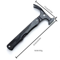 Outils multifonctions pliables 2026 avec marteau, couteau, scie et ouvre-bouteille pour le camping et la survie en extérieur