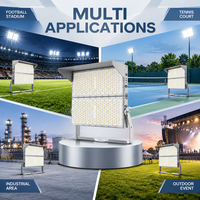 Lampu Sorot LED Dual-Head 480W 560W untuk Kompleks Olahraga Stadion Garansi 5 Tahun