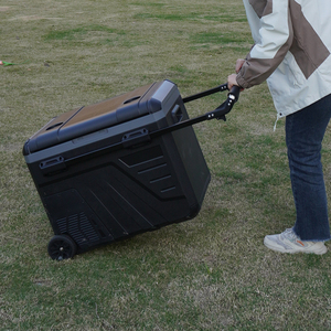 SOW45 Portable Fridge Freezer With Wheel 24V AC Car Cooler Box Camping <b>Refrigerator</b> for Home Use Portable Car <b>Refrigerator</b> - Product Image 3