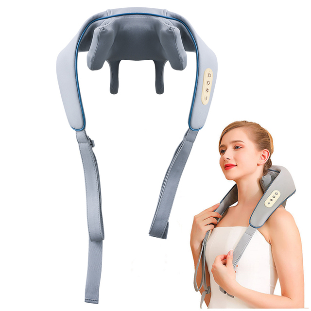 Electric Full Body Deep Tissue Kneading Pillow Massage Shiatsu Back Other Massage Products Neck & Shoulder Massager With Heat