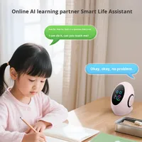 Haut-parleur intelligent AI DeepSeek avec subwoofer, éclairage LED RGB, alimentation par batterie, étanche IPX9, écran d'affichage 5.3 pouces