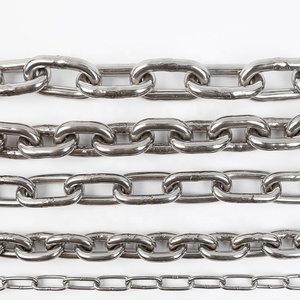 DIN766 ISO4565 Marine Stainless Steel Calibrated Anchor Chain Dia.8mm Kayak Dinghy Ship <b>Yacht</b> Boat Hardware Accessories DIN766 I - Product Image 6