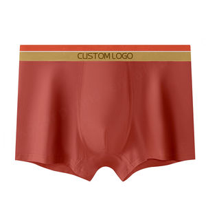 Usine moins cher 95 coton 5spandex haute élasticité doux personnalisé hommes culottes de qualité supérieure pleine grandeur impression plaine boxeurs pour hommes - Product Image 1