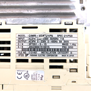 Convertidor de CA Original CIMR-V7AT21P5, Componente Genuino de Alta Calidad para Automatización Industrial - Product Image 3