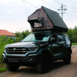 Tente de toit de voiture en aluminium léger à nid d'abeilles, installation rapide en 30 secondes, indice d'étanchéité de 3000 mm, supports durables, double couche, UV 50+ - Product Image 2