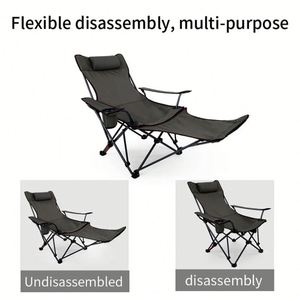 Silla de Playa Plegable y Reclinable, Ligera, para Exteriores, Ideal para Camping - Product Image 3