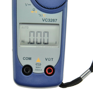 Multimètre à pince numérique professionnel VC3267 avec détection automatique de la gamme, mesure du courant, de la tension et de la résistance - Product Image 4