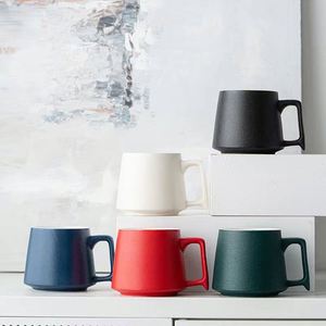 Nouvelle tasse à café en céramique noire écologique 3A, logo personnalisé, faite à la main, 350 ml, pour cadeaux de bienvenue, vaisselle - Product Image 4