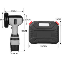 Mini meuleuse d'angle portable rechargeable, machine de polissage et de découpe industrielle transfrontalière, interrupteur coulissant, lithium portable