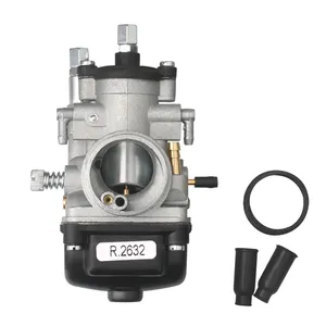 Bộ chế hòa khí cao cấp cho động cơ Delloreto PHBG AM6 DS <span class=keywords><strong>MBK</strong></span> 51 Peugeot 103, phụ tùng động cơ 17.5mm 19.5mm 21mm R2632, làm bằng nhôm, mới - Product Image 1