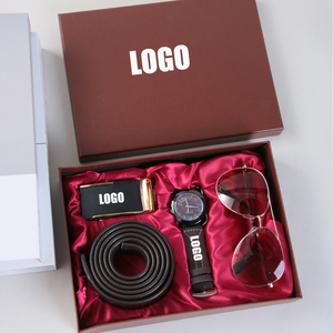 Cadeaux d'affaires promotionnels pour entreprises : portefeuille homme, ceinture, lunettes de soleil anti-UV, montre, <span class=keywords><strong>coffret</strong></span> cadeau, souvenir Fête <span class=keywords><strong>des</strong></span> Pères - Product Image 1