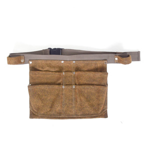 Waxed Canvas Bag <b>Tool</b> <b>Storage</b> Waist Bag <b>Garden</b> Maintenance Installation <b>Tool</b> Organizer Heavy Duty Electrical <b>Tools</b> Bag - Product Image 4