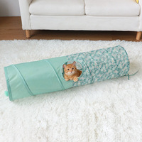 Tunnel pour chat PKY Multipet avec jouets à ressorts pour chats d'intérieur, jouets et accessoires d'exercice, jouets de tunnel pliables pour chats