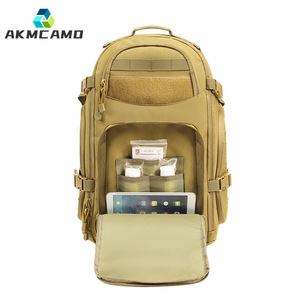Sac à dos tactique Akmcamo 20-35L grande capacité pour sports de plein air, camping, randonnée et voyage pour hommes - Product Image 2