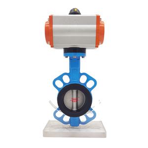 Guangdong Magnesium Special Pneumatic Wafer Butterfly Valve Rubber Lining 30mm Two Way Steam Water Air Control - Product Image 3
