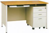 Fourniture d'usine à bas prix Bureau de professeur Table de bureau simple en bois avec tiroirs