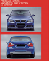 Baru untuk 3 Series E90/E91 2005-2007 M3 Body Kit Bumper Mobil dengan Pengencang Penggantung Derek (Towing Hitch) Upgrade Model Bolt-On