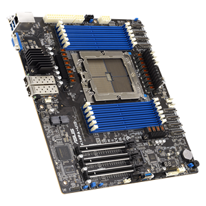 เมนบอร์ดเซิร์ฟเวอร์รุ่น K14PA-U12 รองรับการ์ดจอแบบ Dual-slot สองตัว, 12 DIMM DDR5, ไดรฟ์ NVMe 16 ช่อง และรองรับ ASMB11-iKVM แบบรวมในตัว รองรับ AMD E - Product Image 1