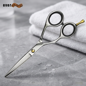 Tijeras de Peluquería Profesionales Eversharp, Hoja Afilada de Acero Inoxidable, para Diestros, Mango Mediano, Uso en Salón de Belleza - Product Image 1