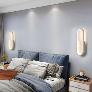 Appliques murales modernes <span class=keywords><strong>en</strong></span> verre de Murano, style américain créatif et minimaliste, éclairage LED haut et bas, vente <span class=keywords><strong>en</strong></span> gros <span class=keywords><strong>en</strong></span> <span class=keywords><strong>ligne</strong></span> - Product Image 1
