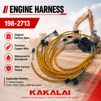 Faisceau de câblage d'excavatrice KAKALAI 198-2713, faisceau de câblage moteur C7 pour excavatrice CAT 324D 325D 329D M325D