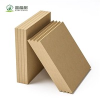 Panneau MDF de qualité E1 facile à traiter, 18 mm, structure multicouche, MDF industriel pour les usines de transformation du bois
