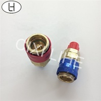 Vente chaude QC-19 voiture climatiseur raccord de tuyau en laiton R134a raccord rapide