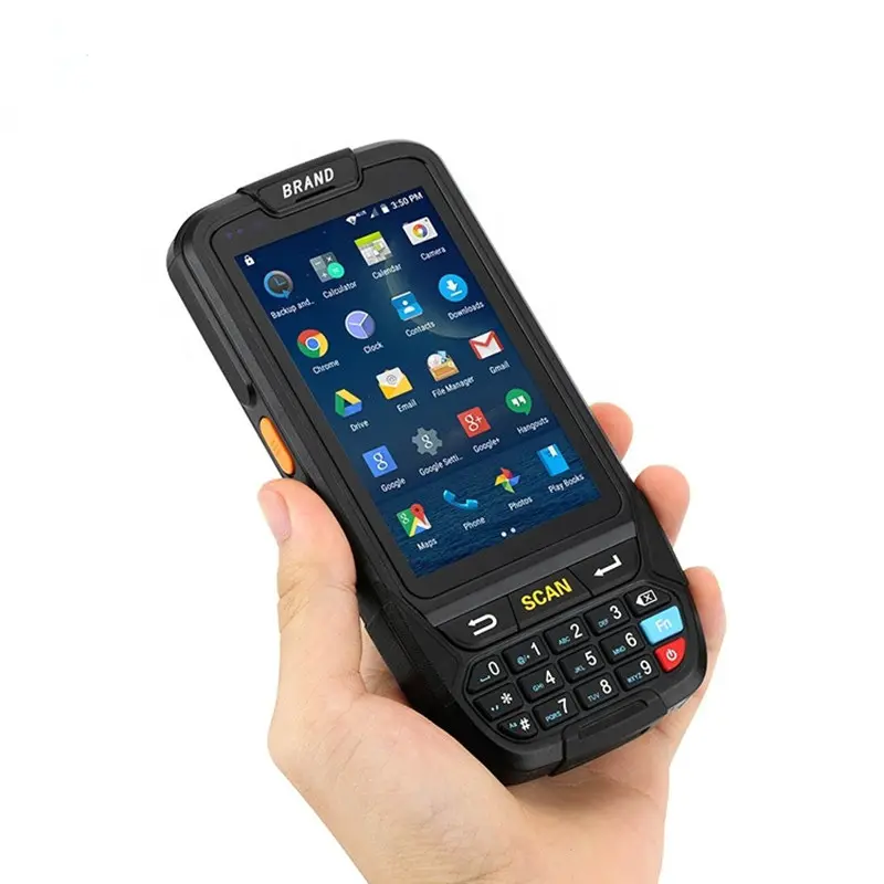 Không dây Wifi 4G BT điện thoại di động PDA Android 1D QR 2D kho hàng tồn kho Máy quét mã vạch