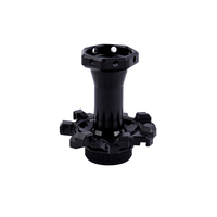 Kustom profesional mesin cnc bagian logam hitam anodized aluminium cnc mesin turning milling bagian untuk motor balap