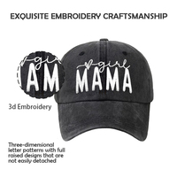Gorras 100% Algodón con Logotipo Bordado en 3D, Gorra de Béisbol Personalizada Unisex para Adultos de 6 Paneles