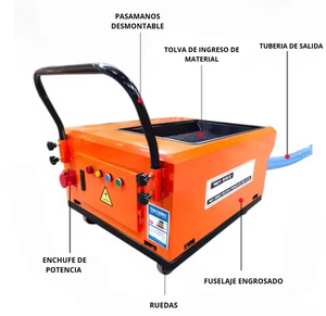 Sekundärstruktur-Betonpumpe 220 oder 380 Volt Elektrische Anhänger-Betonpumpe Neue Mobile Kleine Betonpumpenmaschine - Product Image 6