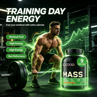 Protéine de lactosérum en marque blanche OEM, Hyper Mass Gainer, Max Protein, Gainer de masse musculaire, Boisson isolée pour la musculation, Poudre de protéine de lactosérum