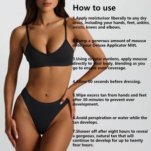 Produits de bronzage OEM ODM en marque privée, mousse autobronzante sans soleil, bronzage intense platine, mousse express 2 heures - Product Image 6