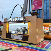 Carrito de Comida Móvil Multifuncional para Celebridades de Internet, Puesto de Venta de Metal, Carrito de Café Comercial con Forma de Bolsa
