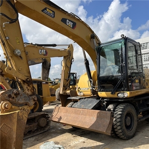 Used <b>CAT</b> M318D2 18t Excavator Original <b>CAT</b> 18 Tons <b>Wheel</b> Excavator Used Excavator High Quality - Product Image 4
