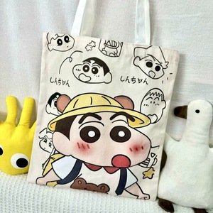 Sac fourre-tout en toile mignon Crayon Shin-chan, imprimé anime japonais, grande capacité, sac à bandoulière, sac à main quotidien pour étudiants - Product Image 4