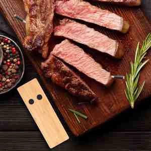 Smart App <b>Control</b> Long Range Smart BBQ Cooking Thermometer Digital Meat Grill 700ft Wireless 2 Probe Thermometer - Product Image 5