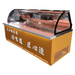 Vitrine multi-température <span class=keywords><strong>de</strong></span> qualité supérieure pour les haricots noirs fermentés en langue <span class=keywords><strong>de</strong></span> <span class=keywords><strong>canard</strong></span> <span class=keywords><strong>fumé</strong></span> et les crevettes congelées <span class=keywords><strong>de</strong></span> la rivière Shanghai Mode <span class=keywords><strong>de</strong></span> refroidissement par air - Product Image 1