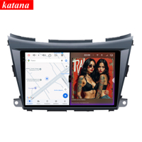 Autoradio DVD Lecteur Multimédia Android 14 120W X 6CH Série Katana pour Nissan Murano 2015-2019 8+256GB Navigation DVD