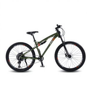 Bicicleta de Montaña MTB con Suspensión Completa para Adultos, Bicicleta Todoterreno con Cuadro de Aluminio de Cuatro Puntos de Suspensión, Ruedas de 27.5 Pulgadas - Product Image 1