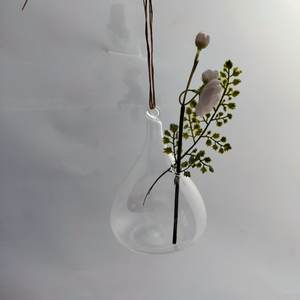 Vaso Sospeso in Vetro Moderno Fatto a Mano per Idroponica, Terrario Soffiato a Mano Marca Jingyi, Fiori per Matrimonio, Decorazione Casa, Vendita all'Ingrosso, Pezzo Unico - Product Image 2