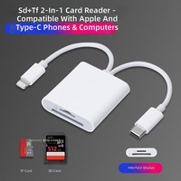 Lector de Tarjetas SD y TF Externo Elinkfa 4 en 1 Tipo-C USB3.2 para iPhone y PC