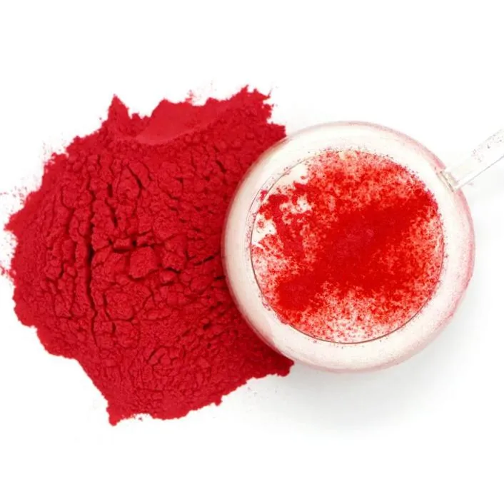 Organico liofilizzato puro raspberry Polvere di Frutta
