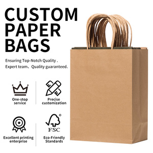 Eco-Friendly <b>Biodegradable</b> Durable <b>Paper</b> Shopping Bag Handle for Craft Retail Gift Takeaway Packaging (Custom Logo Option) - Product Image 4