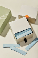 Boîte d'emballage de luxe personnalisée à fermeture magnétique pour suppléments en poudre, collagène, protéines, aliments fonctionnels, sachets et mélanges de boissons